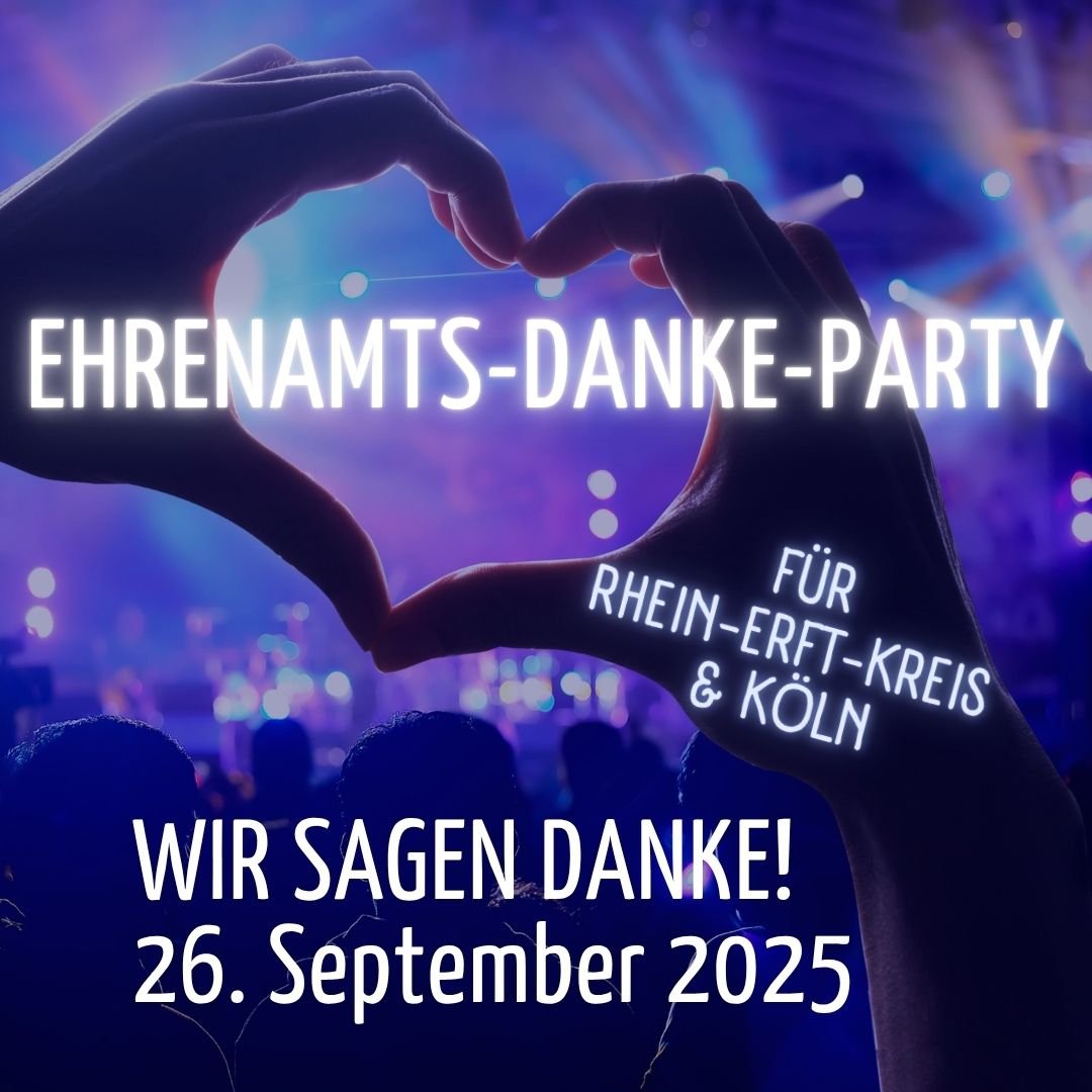 2025 EHRENAMTS-DANKE-PARTY SAVE THE DATE